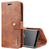DG.MING für Galaxy S9 Crazy Horse Texture Horizontal Flip Abnehmbare magnetische Schutzhülle mit Halterung & Kartenfächern & Geldbörse, Galaxy S9